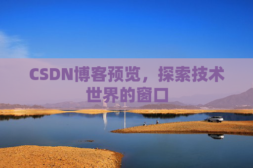CSDN博客预览，探索技术世界的窗口